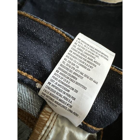 american eagle next level flex Loose Dark Denim jeans mens Size 31 x 32 - Picture 6 of 8